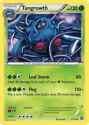 Tangrowth 002/114 - XY Steam Siege