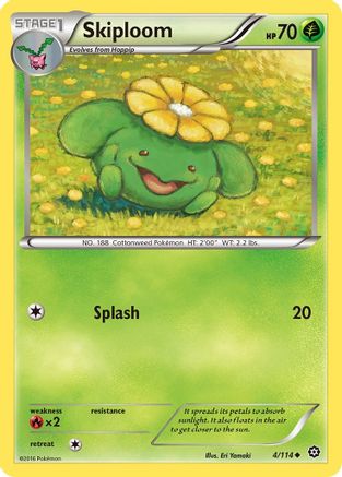 Skiploom 004/114 - XY Steam Siege Reverse Holofoil