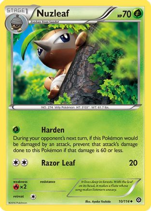 Nuzleaf 010/114 - XY Steam Siege