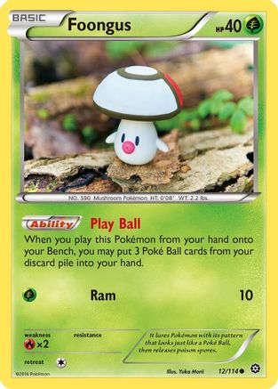 Foongus 012/114 - XY Steam Siege