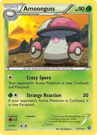 Amoonguss 013/114 - XY Steam Siege Reverse Holofoil