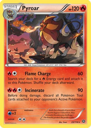 Pyroar 023/114 - XY Steam Siege