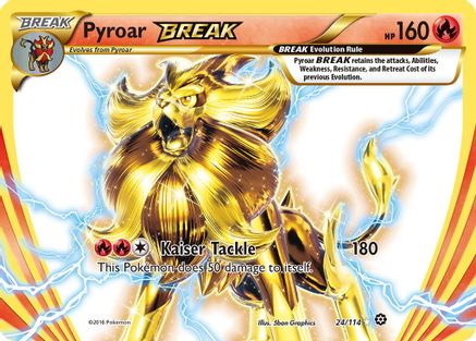 Pyroar BREAK 024/114 - XY Steam Siege Holofoil