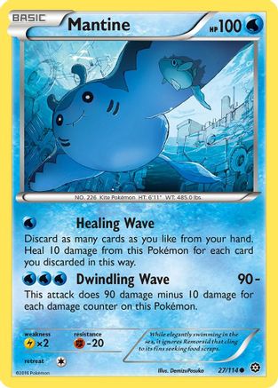 Mantine 027/114 - XY Steam Siege