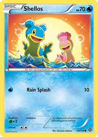 Shellos 028/114 - XY Steam Siege