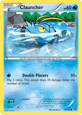 Clauncher 033/114 - XY Steam Siege
