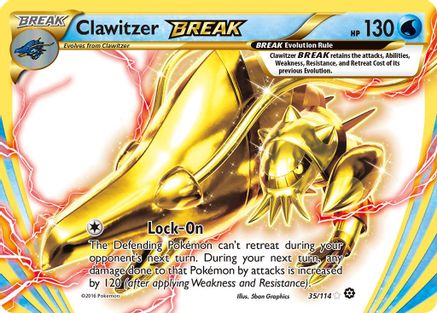 Clawitzer BREAK 035/114 - XY Steam Siege Holofoil