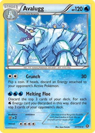 Avalugg 037/114 - XY Steam Siege