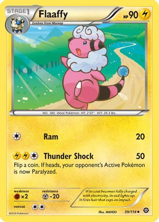 Flaaffy 039/114 - XY Steam Siege Reverse Holofoil