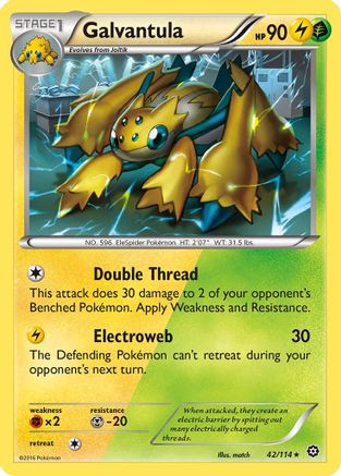 Galvantula 042/114 - XY Steam Siege Reverse Holofoil