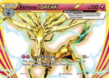 Xerneas BREAK 082/114 - XY Steam Siege Holofoil