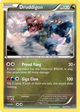 Druddigon 083/114 - XY Steam Siege