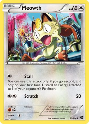 Meowth 088/114 - XY Steam Siege