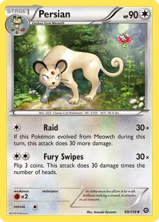 Persian 089/114 - XY Steam Siege