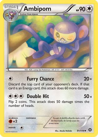 Ambipom 091/114 - XY Steam Siege