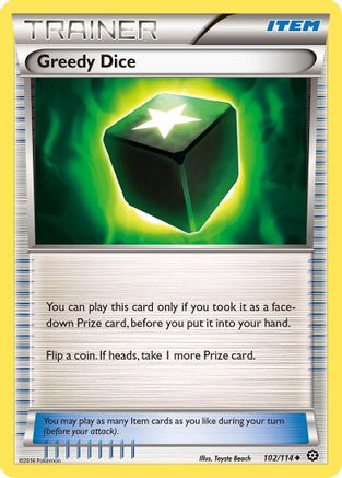 Greedy Dice 102/114 - XY Steam Siege