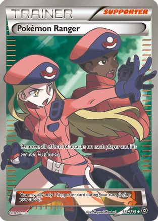 Pokemon Ranger (Full Art) 113/114 - XY Steam Siege Holofoil