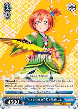 "Angelic Angel" Rin Hoshizora (LL/EN-W02-E130 R) - Love Live! DX Vol.2