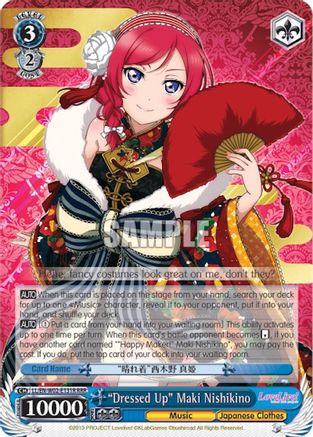 "Dressed Up" Maki Nishikino (RRR) (LL/EN-W02-E131R RRR) - Love Live! DX Vol.2