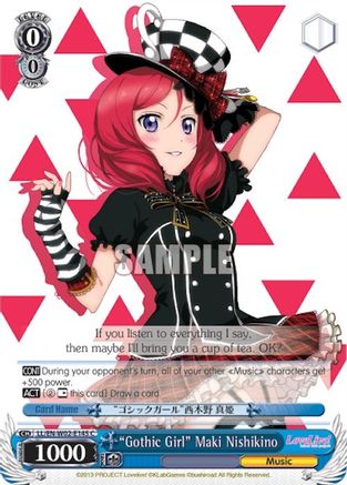 "Gothic Girl" Maki Nishikino (LL/EN-W02-E145 C) - Love Live! DX Vol.2