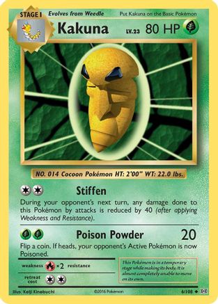 Kakuna 006/108 - XY Evolutions