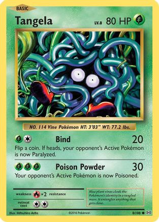 Tangela 008/108 - XY Evolutions