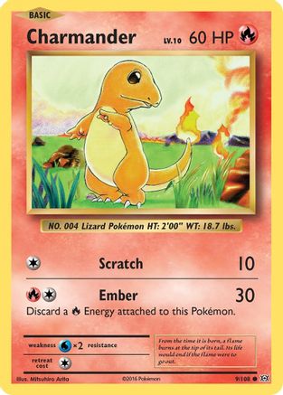 Charmander 009/108 - XY Evolutions