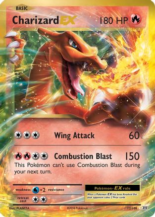Charizard EX 012/108 - XY Evolutions Holofoil