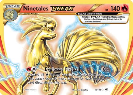 Ninetales BREAK 016/108 - XY Evolutions Holofoil