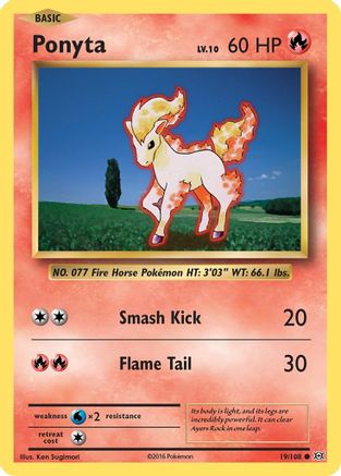 Ponyta 019/108 - XY Evolutions