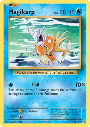 Magikarp 033/108 - XY Evolutions Reverse Holofoil