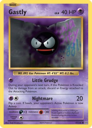 Gastly 047/108 - XY Evolutions