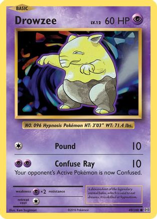 Drowzee 049/108 - XY Evolutions