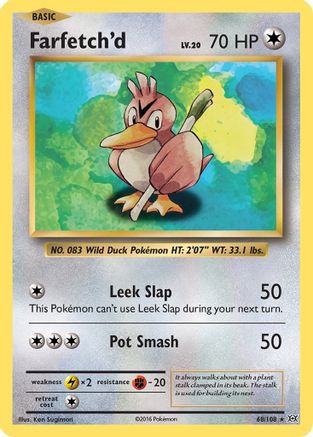 Farfetch'd 068/108 - XY Evolutions