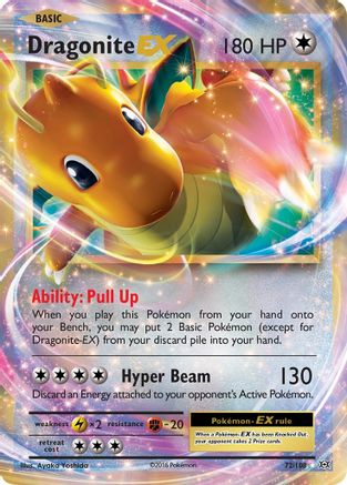Dragonite EX 072/108 - XY Evolutions Holofoil