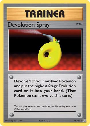 Devolution Spray 076/108 - XY Evolutions Reverse Holofoil