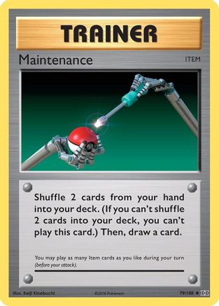 Maintenance 079/108 - XY Evolutions Reverse Holofoil
