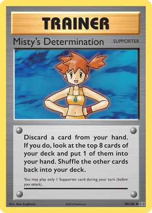 Misty's Determination 080/108 - XY Evolutions
