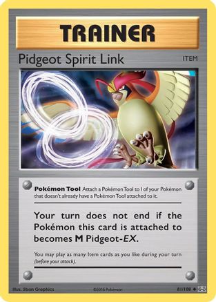 Pidgeot Spirit Link 081/108 - XY Evolutions