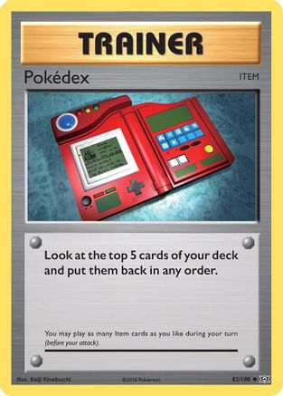Pokedex 082/108 - XY Evolutions Reverse Holofoil