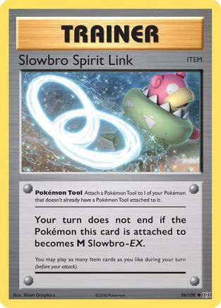 Slowbro Spirit Link 086/108 - XY Evolutions Reverse Holofoil