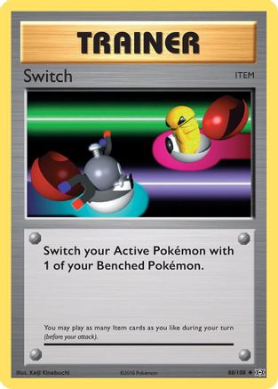 Switch 088/108 - XY Evolutions Reverse Holofoil