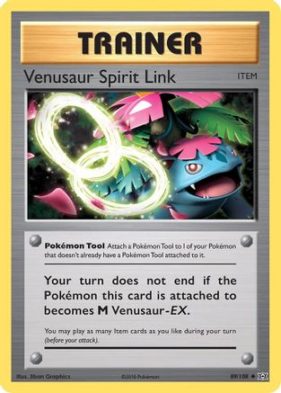 Venusaur Spirit Link 089/108 - XY Evolutions