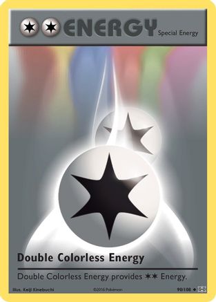 Double Colorless Energy 090/108 - XY Evolutions Reverse Holofoil