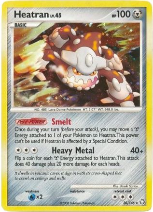 Heatran (DP Legends Awakened) 030/146 - Deck Exclusives Holofoil
