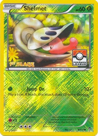 Shelmet 008/111 - League & Championship Cards - Reverse Holofoil