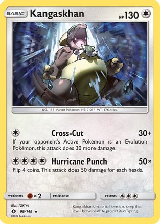 Kangaskhan 099/149 - SM Base Set Reverse Holofoil