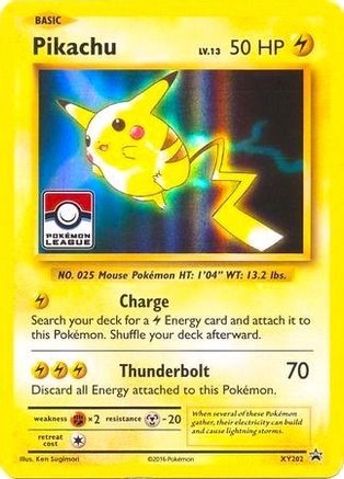 Pikachu (Pokemon League) XY202/211 - League & Championship Cards Holofoil