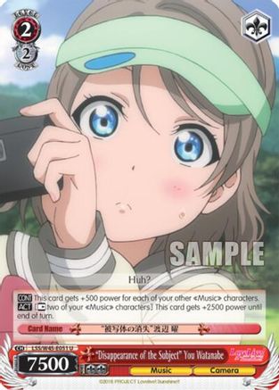 "Disappearance of the Subject" You Watanabe (LSS/W45-E051 U) - Love Live! Sunshine!!