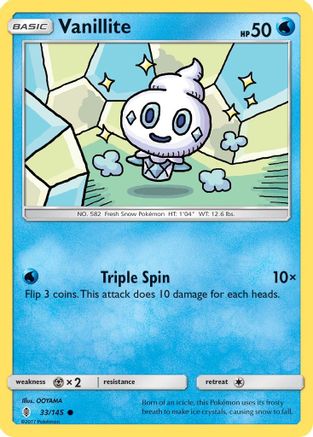Vanillite 033/145 - SM Guardians Rising